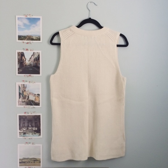 J. Crew Cream Sleeveless Sweater - Picture 4 of 9